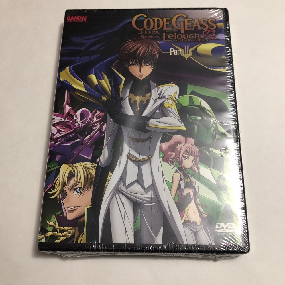 Code Geass Lelouch Rebellion R2 Part 2 DVD 2009 2 Disc Set Limited Edition New